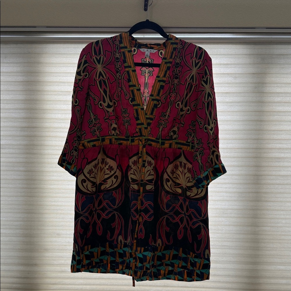 CAbi Multicolor Patterned Tunic - image 1